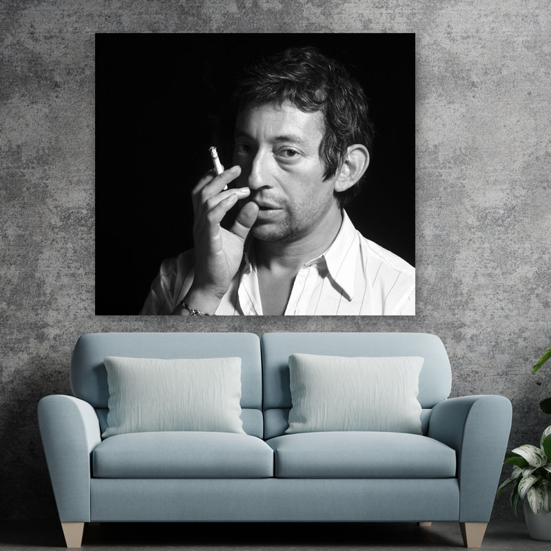 Πίνακας σε καμβά Serge Gainsbourg 2